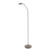 Lampadaire Steinhauer Mexlite LED Acier inoxydable, 1 lumière