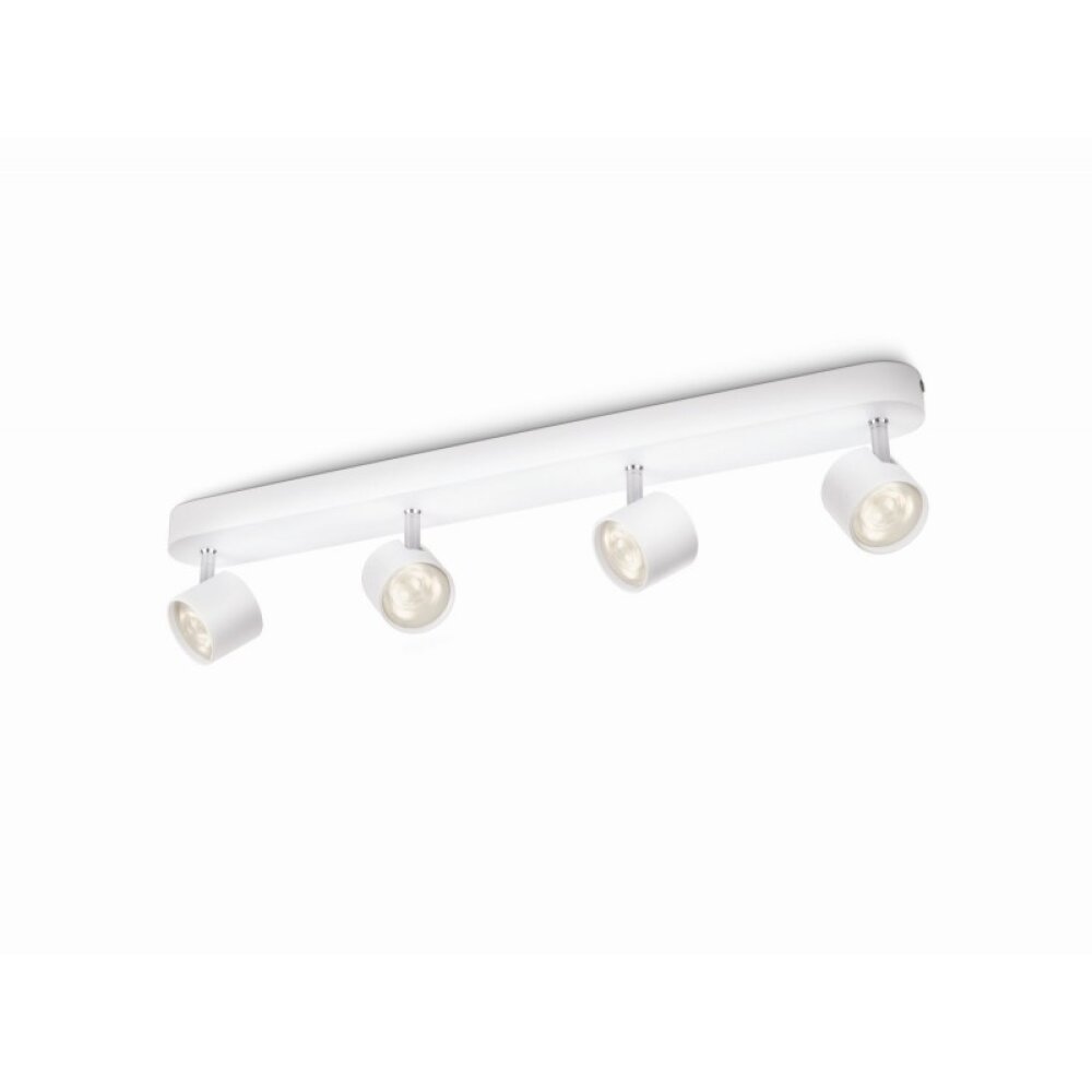 Spot Philips STAR LED Blanc, 4 lumières main product photo
