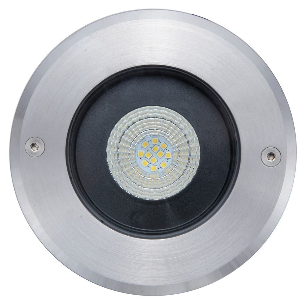 Spot encastrable au sol Lutec DENVER Acier inoxydable, 1 lumière main product photo