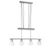 Suspension Trio-Leuchten Freddy LED Nickel mat, 4 lumières