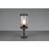 Borne lumineuse Trio Tanaro Anthracite, 1 lumière