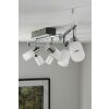 Plafonnier Trio 8214 LED Aluminium, Chrome, Acier inoxydable, 6 lumières