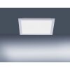 Plafonnier Leuchten Direkt FLAT LED Argenté, 1 lumière, Télécommandes