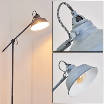 Lampadaire Luven Gris, 1 lumière