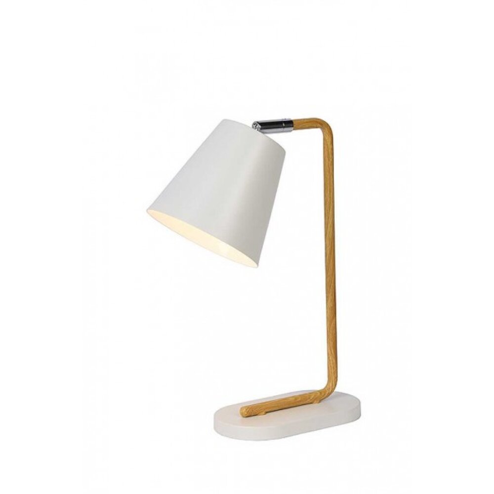 Lampe de table Lucide CONA Blanc, 1 lumière main product photo