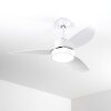 Ventilateur de plafond Doha LED Blanc, 1 lumière, Télécommandes