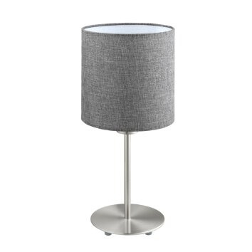 Lampe à poser Eglo PASTERI Nickel mat, 1 lumière