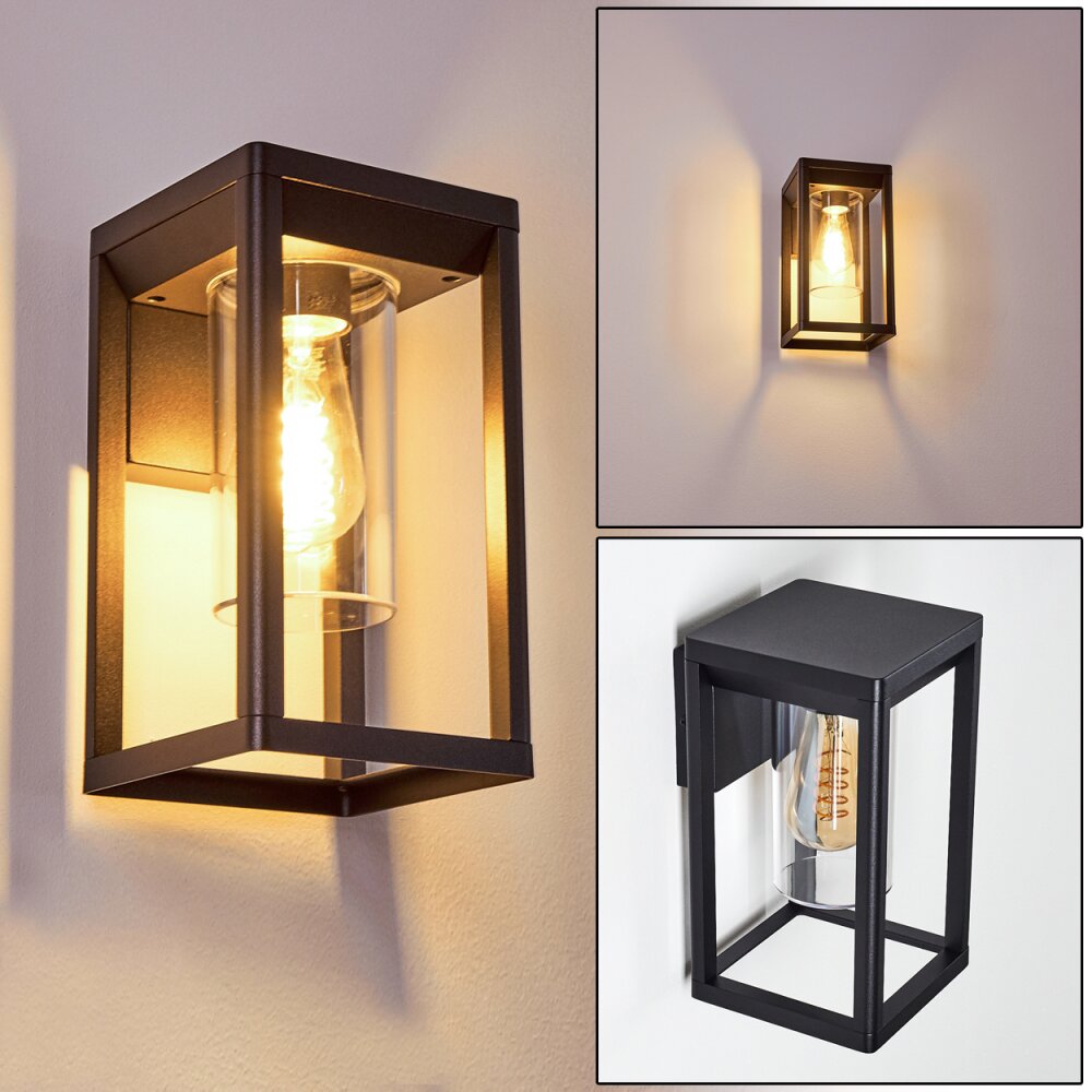 Applique murale d'extérieur Baoshan Noir, 1 lumière main product photo