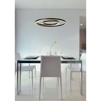 Suspension Lucide TRINITI LED Noir, 1 lumière Suspension Lucide TRINITI LED Noir, 1 lumière