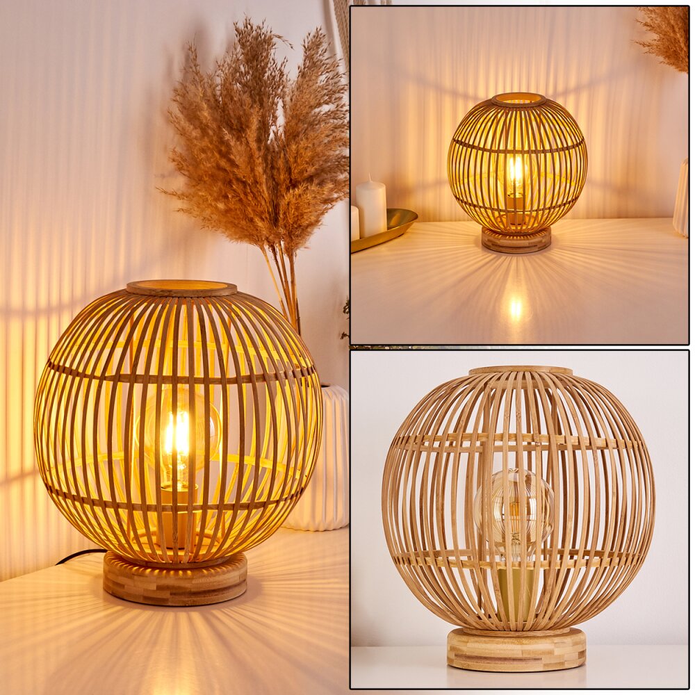 Lampe de table Geubus Brun clair, 1 lumière main product photo