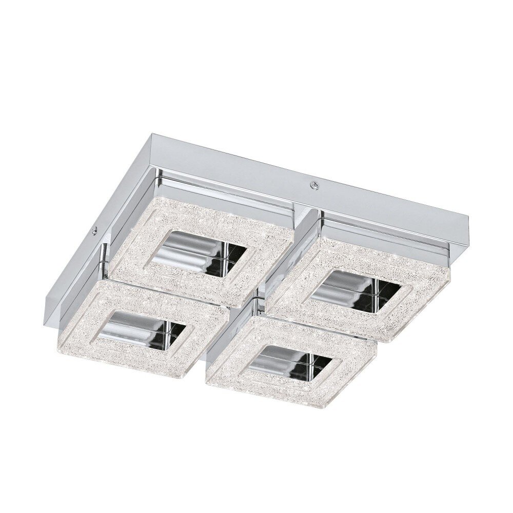 Plafonnier Eglo FRADELO LED Chrome, Aspect cristal, 4 lumières main product photo