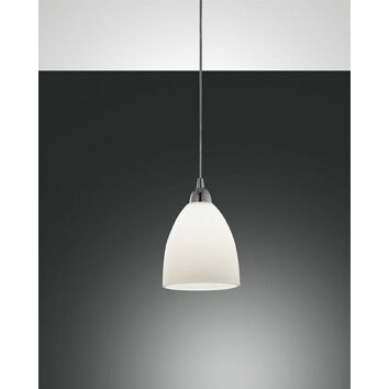 Suspension Fabas Luce PROVENZA Chrome, 1 lumière