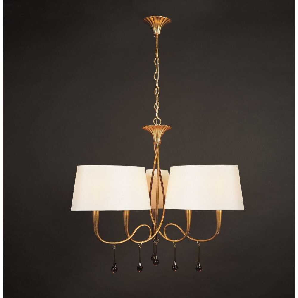 Suspension Mantra Paola Or, 6 lumières main product photo