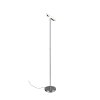 Lampadaire Reality Ponda LED Nickel mat, 1 lumière