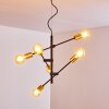 Suspension Coppet Noir doré, 6 lumières