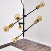 Suspension Coppet Noir doré, 6 lumières