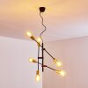 Suspension Coppet Noir doré, 6 lumières