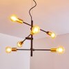 Suspension Coppet Noir doré, 6 lumières