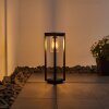 Borne lumineuse Baoshan Noir, 1 lumière