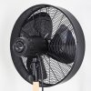 Ventilateur Markham Bois clair, Noir