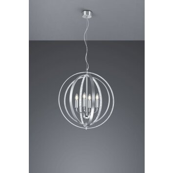 Lustre Trio CANDELA Aluminium, 4 lumières