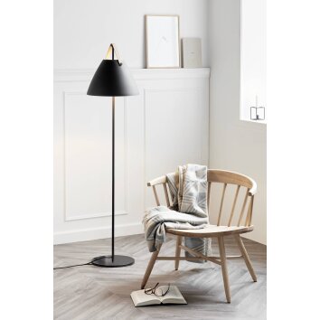 Lampadaire Design For The People by Nordlux STRAP Noir, 1 lumière