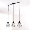 Suspension Kavvi Noir, 3 lumières