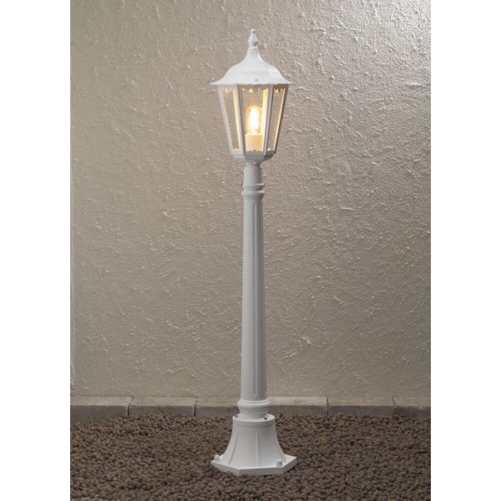 Borne d'éclairage Konstsmide Firenze Blanc, 1 lumière main product photo