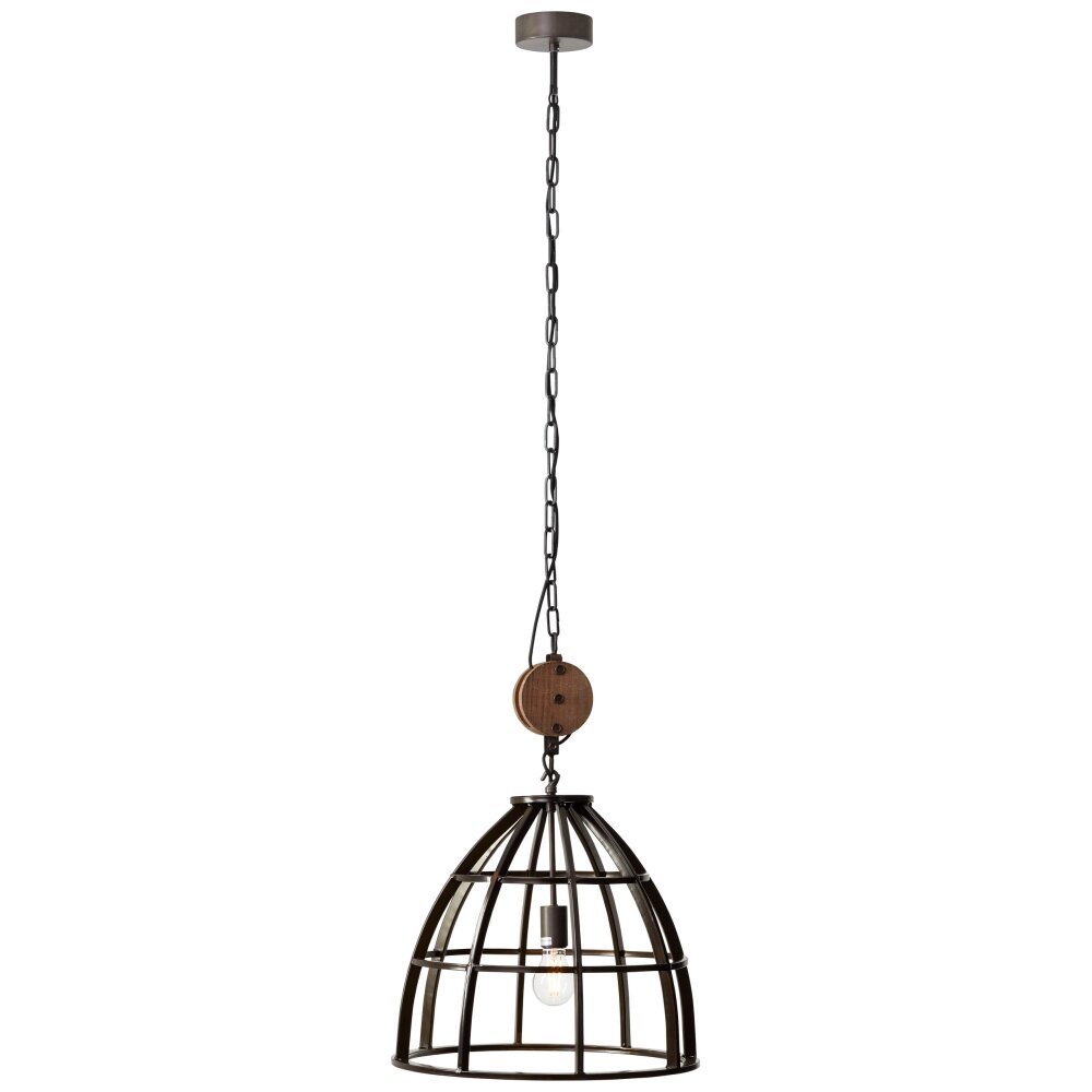 Suspension Brilliant Matrix 2 Noir, 1 lumière main product photo