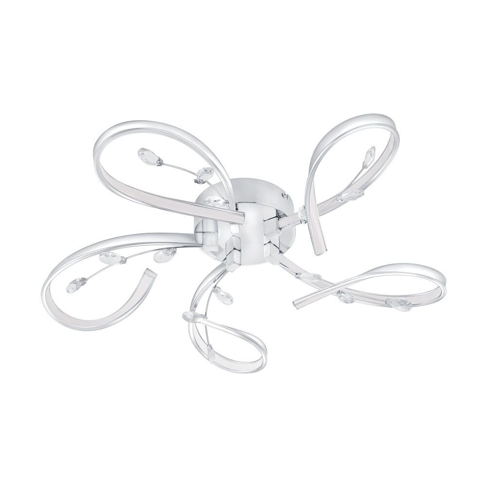 Plafonnier Eglo VALLEMARE LED Chrome, 5 lumières main product photo