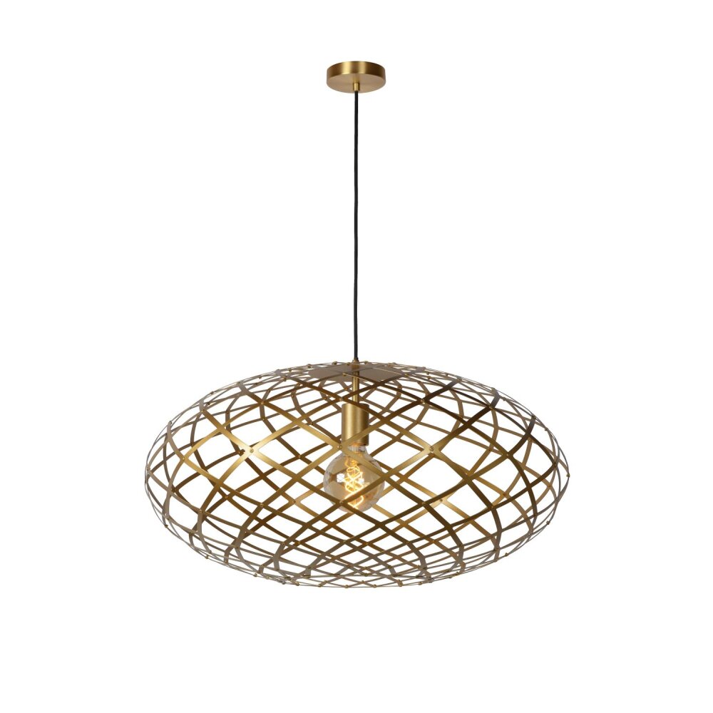 Suspension Lucide WOLFRAM Or, 1 lumière main product photo