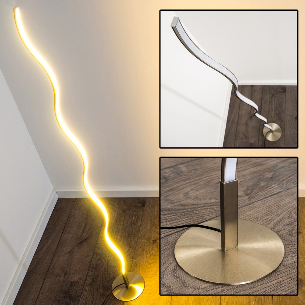 Lampadaire Dillon LED Nickel mat, 1 lumière main product photo