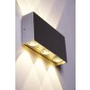 Applique murale Bleuchten Stream Aluminium, 6 lumières