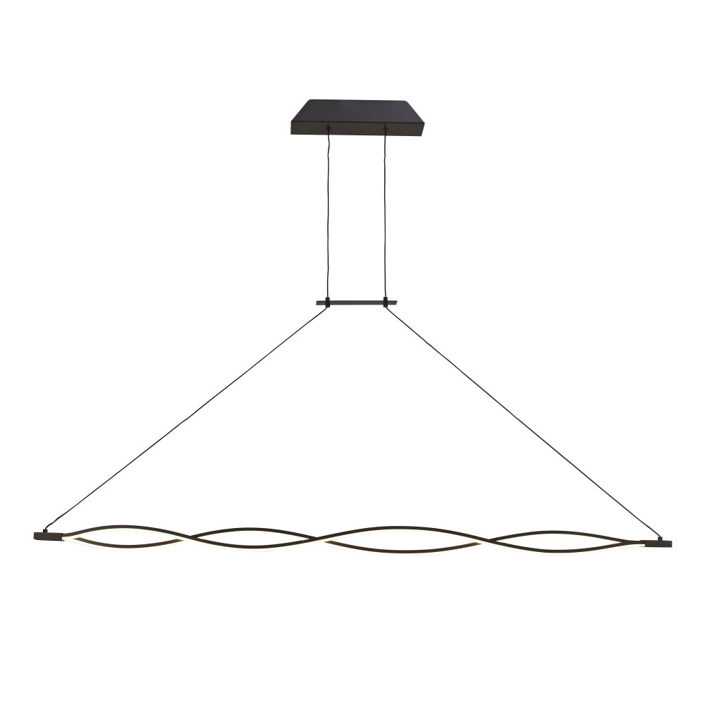 Suspension Mantra SAHARA LED Argenté, 1 lumière main product photo
