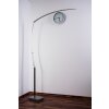 Lampadaire Santa Marta LED Chrome, Nickel mat, 1 lumière