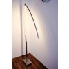 Lampadaire Santa Marta LED Chrome, Nickel mat, 1 lumière