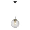 Suspension Fischer & Honsel living Dini Noir, 1 lumière