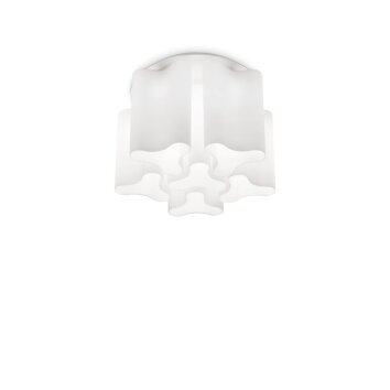 Plafonnier Ideal Lux COMPO Blanc, 6 lumières