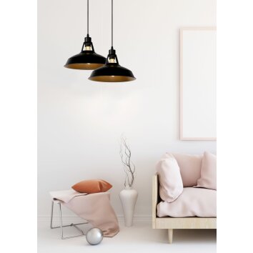 Suspension Lucide BRASSY-BIS Noir, 1 lumière Suspension Lucide BRASSY-BIS Noir, 1 lumière