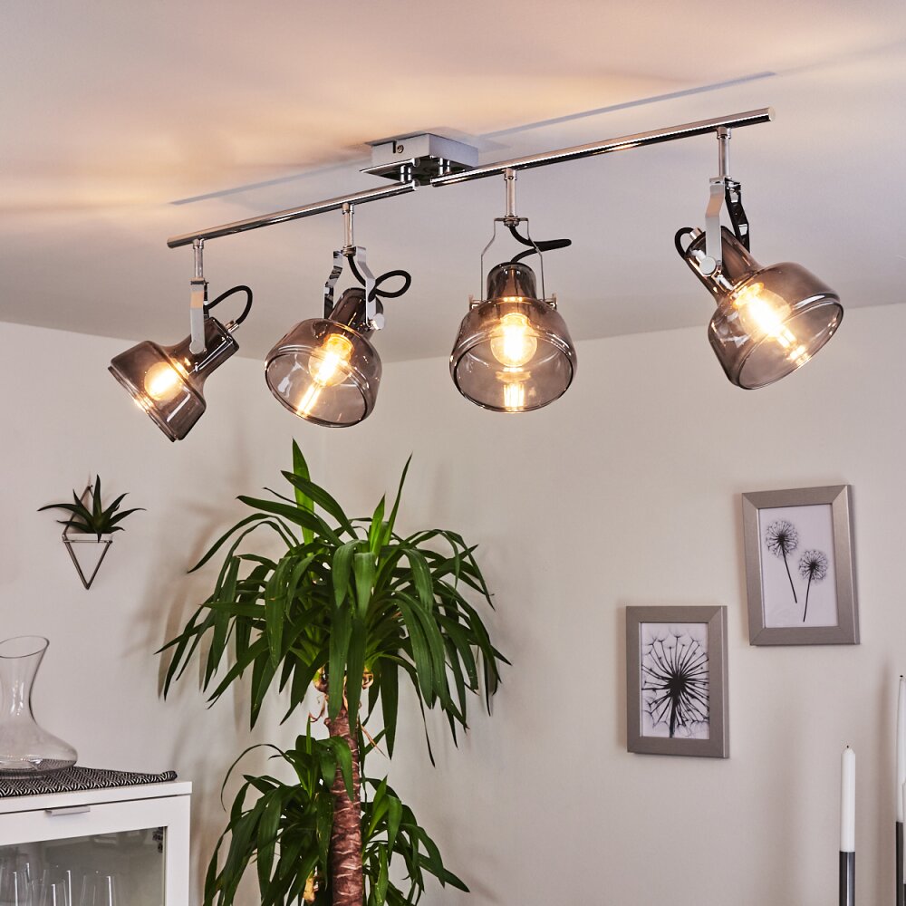 Plafonnier Lulea Chrome, 4 lumières main product photo