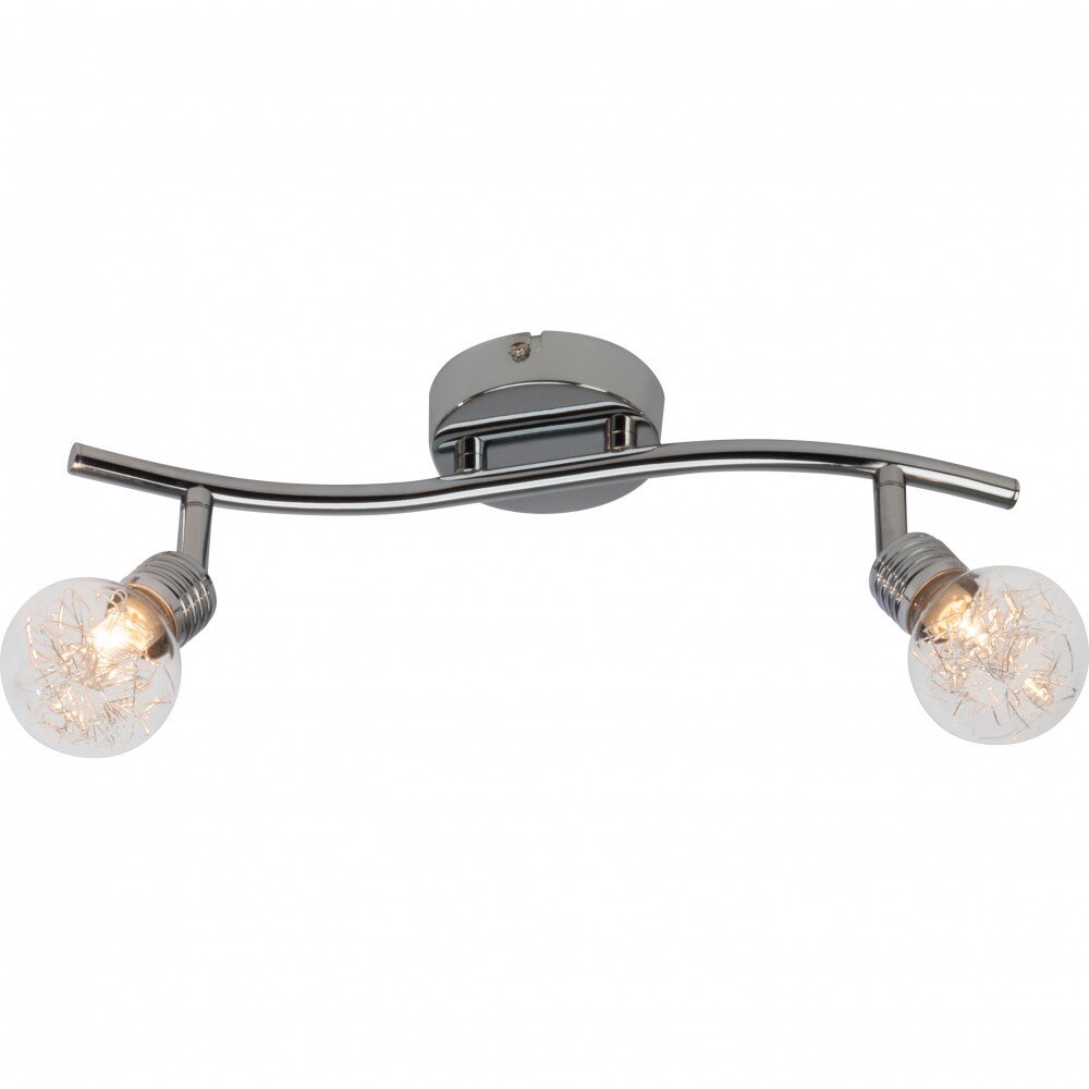 Plafonnier Brilliant BULB Chrome, 2 lumières main product photo