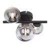 Plafonnier Globo DREADO LED Fumé, 3 lumières