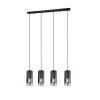 Suspension Trio Leuchten ROBIN Noir, 4 lumières