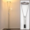 Lampadaire à vasque Watino LED Nickel mat, 3 lumières