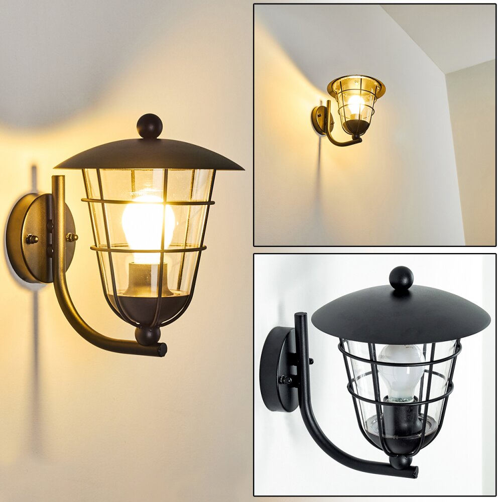 Applique murale d'extérieur Sonvil Noir, 1 lumière main product photo