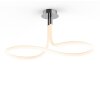 Plafonnier Mantra NUR LINE LED Chrome, Blanc, 1 lumière