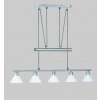 Suspension Trio 3751 Acier inoxydable, Nickel mat, 5 lumières