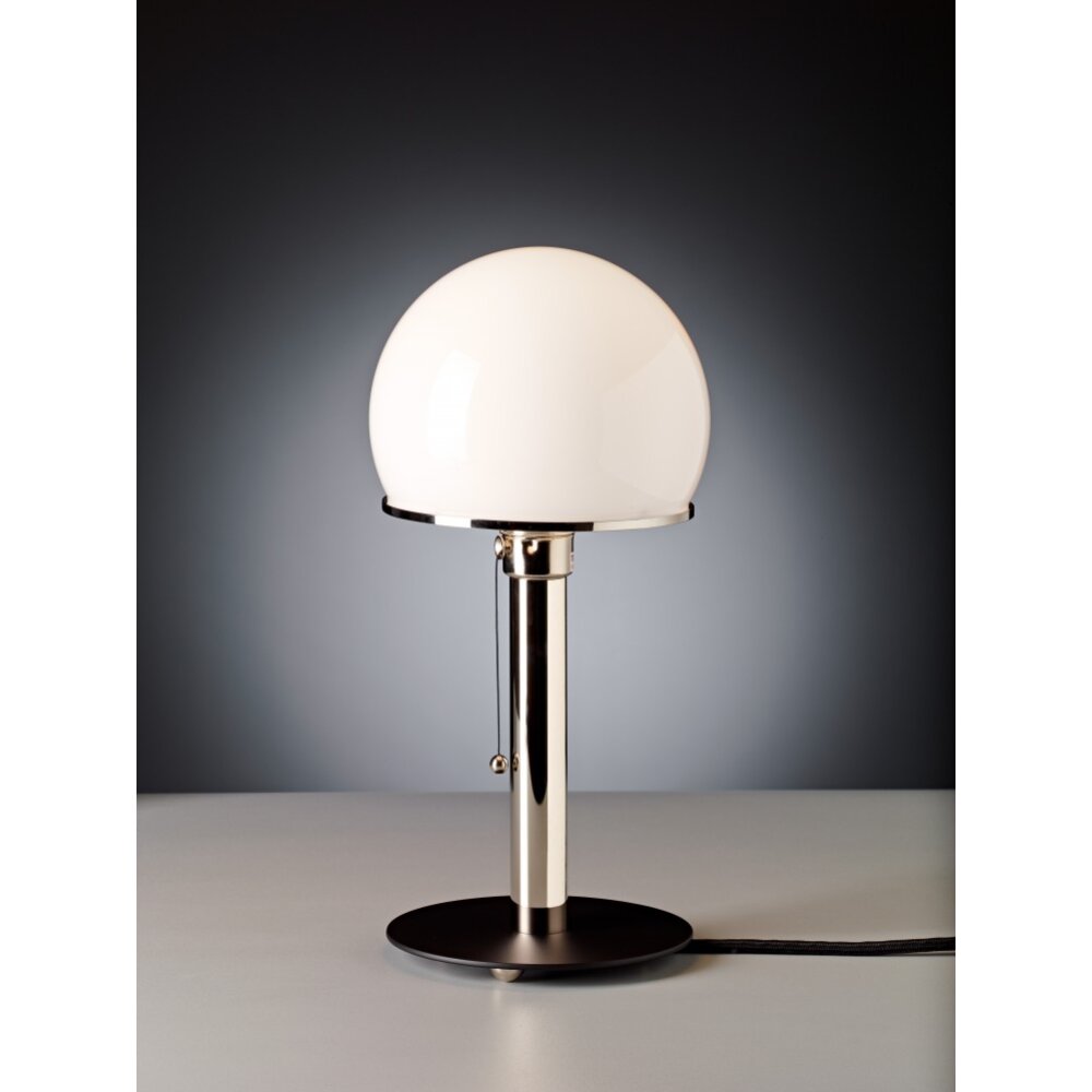 Wagenfeld 23 Tecnolumen Lampe à poser Nickel mat, Noir, 1 lumière main product photo