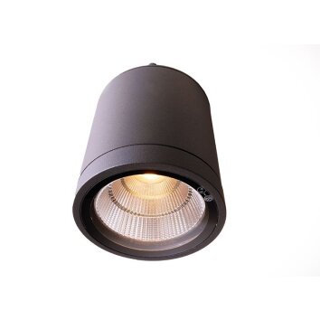 Plafonnier Deko Light Mobby LED Anthracite, 1 lumière