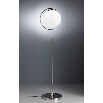 DSL 23 Tecnolumen Lampadaire Nickel brillant, 1 lumière